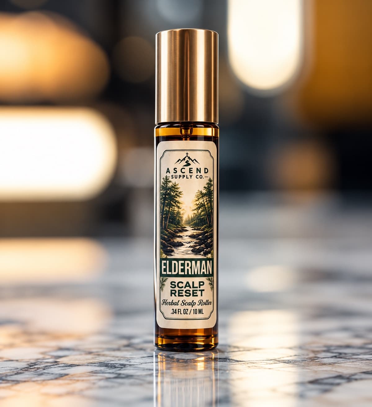 Elderman's Scalp Reset rollerball bottle
